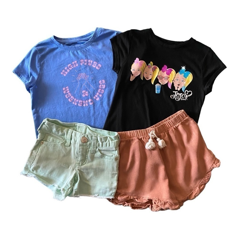 GIRLS BUNDLE-SIZE 6/6x-JUSTICE-ART CLASS-JOJO-CAT & JACK